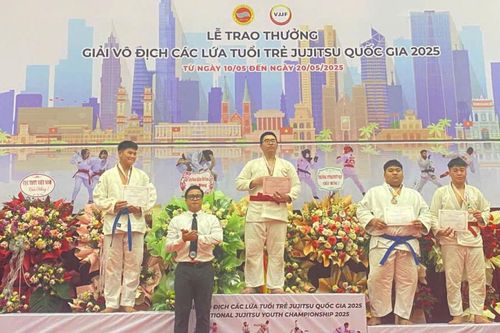Cao Bằng giành 4 Huy chương Vàng tại tại Giải vô địch các lứa tuổi trẻ Jujitsu quốc gia