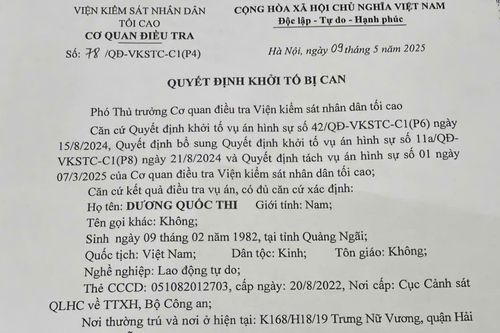 Môi giới hối lộ, Trưởng Ban quản trị chung cư ở Đà Nẵng bị khởi tố