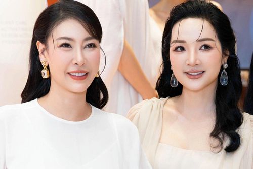 Hoa hậu Hà Kiều Anh, Giáng My đọ sắc tại 'Gốm sắc xuân thì'
