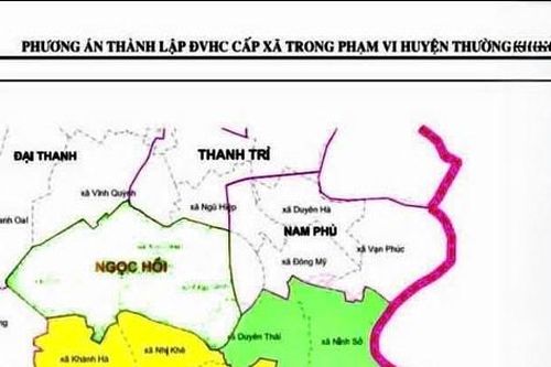 Trụ sở xã Thường Tín đặt tại Huyện ủy Thường Tín hiện nay