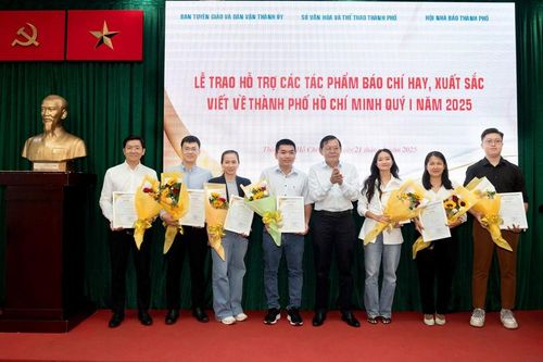 Báo Văn Hóa được trao hỗ trợ tác phẩm báo chí hay, xuất sắc về TP.HCM