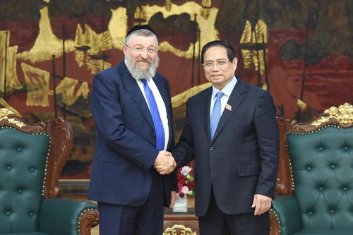Thủ tướng Phạm Minh Chính tiếp ông Rabbi Yoav Ben Tzur, Bộ trưởng Lao động Israel