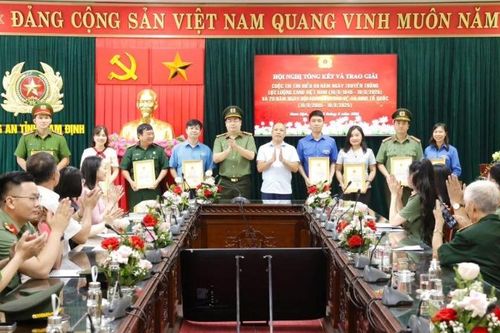 Nam Định: Tổng kết, trao giải cuộc thi viết về Công an nhân dân