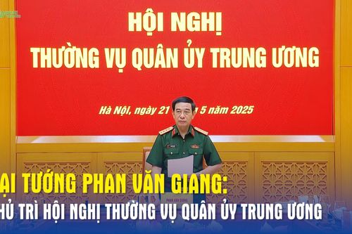 Đại tướng Phan Văn Giang chủ trì Hội nghị Thường vụ Quân ủy Trung ương