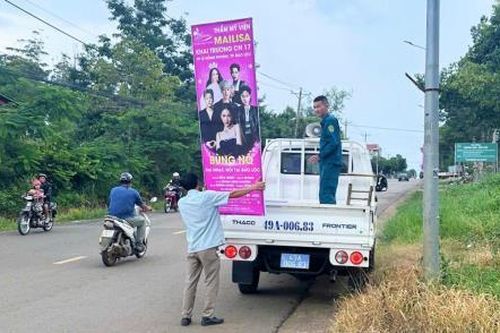 Chưa được cấp phép đã quảng cáo khai trương