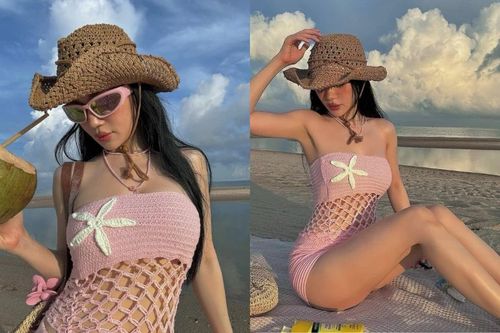 Sĩ Thanh khiến fan khó rời mắt với thiết kế 'lưới đánh cá'