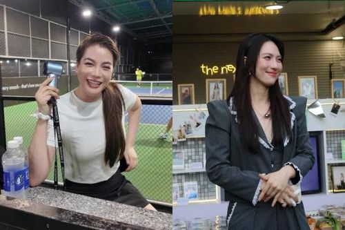 Hot face sao Việt: Trương Ngọc Ánh vui vẻ chơi Pickleball