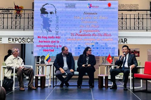 Tọa đàm 'Thân thế và sự nghiệp Chủ tịch Hồ Chí Minh' tại Venezuela