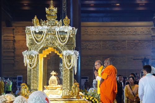Lịch trình tôn trí xá lợi Đức Phật từ ngày 22/5 đến 2/6