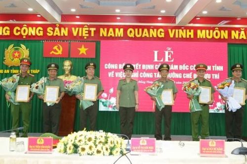 151 lãnh đạo, cán bộ Công an tỉnh Đồng Tháp nghỉ hưu trước tuổi