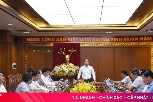Ban Thường vụ Tỉnh ủy Hà Tĩnh thống nhất chủ trương về 3 dự án trên địa bàn