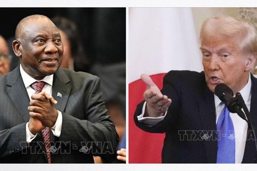 Tổng thống Ramaphosa đưa vận động viên golf đến cuộc gặp với ông Trump