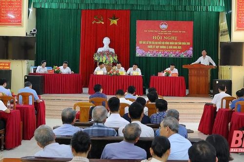 Cử tri huyện Thiệu Hóa đề nghị có chính sách đối với cán bộ chuyên trách cấp xã khi sắp xếp lại đơn vị hành chính