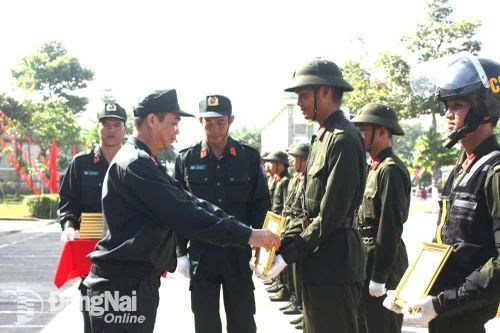 Hơn 1,4 ngàn chiến sĩ nghĩa vụ Công an nhân dân hoàn thành khóa huấn luyện tại Trung đoàn Cảnh sát cơ động Đông Nam Bộ