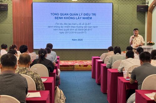 Hơn 60 nhân viên y tế tập huấn về các bệnh không lây nhiễm