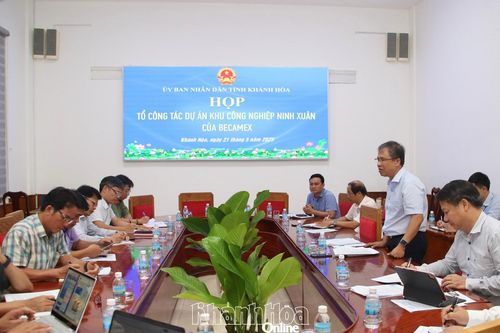 Đẩy nhanh quá trình triển khai Dự án Khu Công nghiệp Ninh Xuân