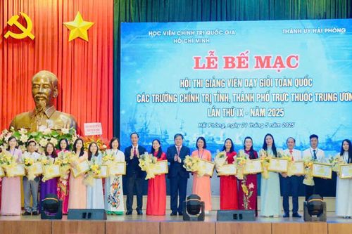 Trường Chính trị tỉnh Lai Châu đạt thành tích cao tại Hội thi giảng viên giỏi toàn quốc lần thứ IX