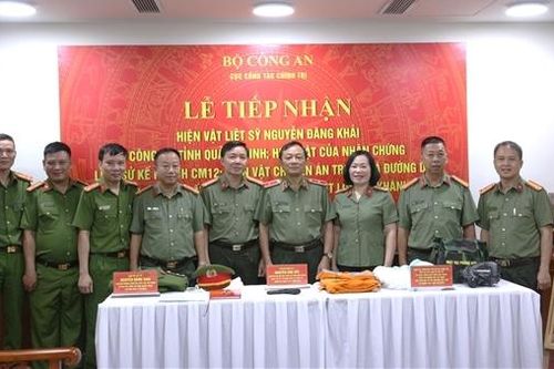 Tiếp nhận nhiều hiện vật được sử dụng khám phá các chuyên án lớn