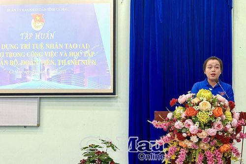 Tập huấn ứng dụng trí tuệ nhân tạo AI cho đoàn viên, thanh niên