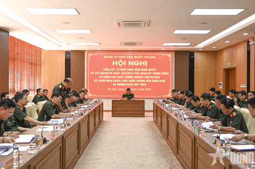 Học viện Quốc phòng thực hiện tốt công tác nghiên cứu, tham mưu chiến lược quốc phòng