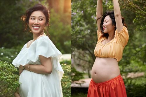 MC Yumi Dương bụng bầu vượt mặt vẫn gợi cảm hút hồn