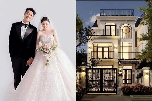 Tuyển thủ Việt Nam và vợ hot girl khoe biệt thự chục tỷ