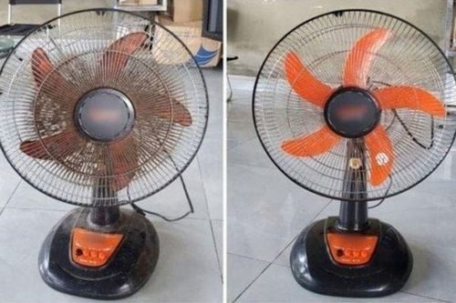 Bí quyết làm sạch quạt không cần tháo rời: Chỉ với một chiếc túi nhựa, quạt sạch bóng như mới