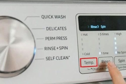 Tiết lộ nút đặc biệt trên máy giặt: Giúp tiết kiệm điện và tăng độ bền quần áo