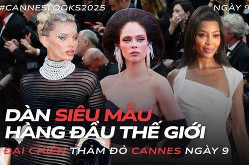 Cannes ngày 9: Coco Rocha như chụp bìa tạp chí, xuất hiện chiếc váy tựa 'đồ ngủ'