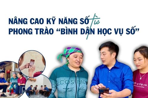 Nâng cao kỹ năng số từ phong trào 'Bình dân học vụ số'