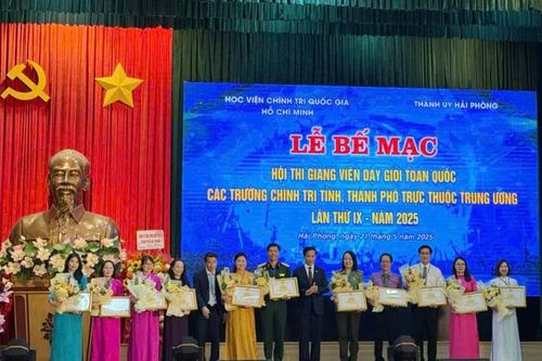 Hai giảng viên Trường Chính trị tỉnh được vinh danh tại Hội thi Giảng viên giỏi toàn quốc lần thứ IX