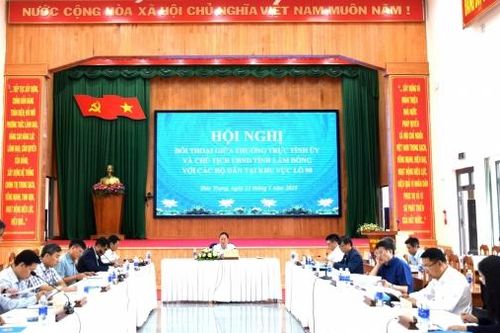 Hội nghị đối thoại giữa Chủ tịch UBND tỉnh Lâm Đồng với các hộ dân khu vực Lô 90