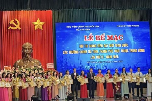 2 giảng viên Trường Chính trị Hoàng Đình Giong đạt danh hiệu giảng viên dạy giỏi toàn quốc