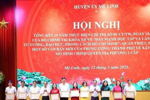 Mê Linh: Nhiều dấu ấn 10 năm học và làm theo Bác Hồ