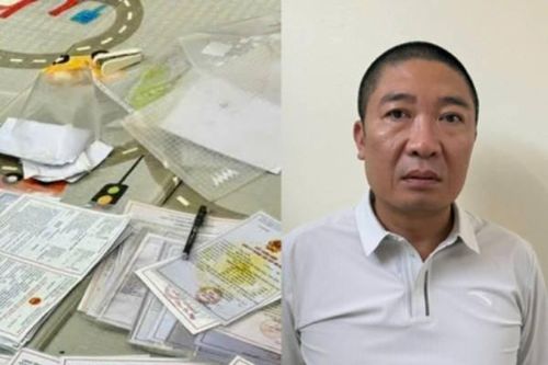 Khởi tố đối tượng làm giả tài liệu khai thác, vận chuyển cát trái phép