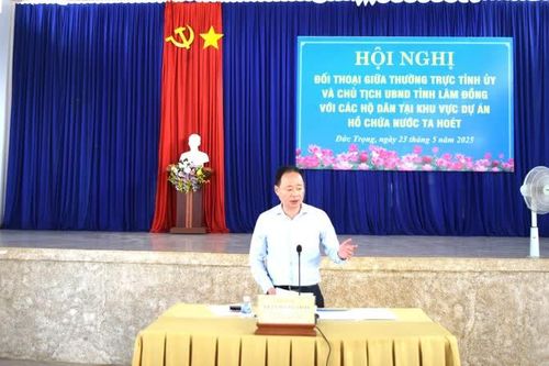 Chủ tịch UBND tỉnh Lâm Đồng đối thoại với các hộ dân
