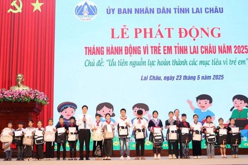 Lai Châu phát động Tháng hành động vì trẻ em năm 2025
