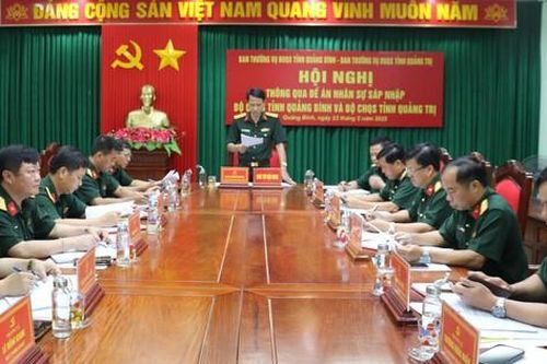 Sắp xếp cơ quan quân sự: Sáp nhập Bộ Chỉ huy Quân sự 2 tỉnh; giải thể 17 Ban Chỉ huy quân sự cấp huyện; thành lập 5 Ban Chỉ huy phòng thủ khu vực