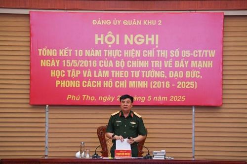 Quân khu 2 đẩy mạnh học tập và làm theo tư tưởng, đạo đức, phong cách Hồ Chí Minh