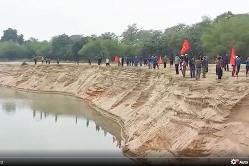 Nghệ An: Phạt tiền, đình chỉ hoạt động 2 tháng đối với doanh nghiệp khai thác cát, sỏi gây sạt lở bãi bồi sông Lam