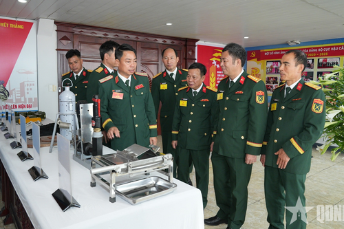 Lãnh đạo thực hiện tốt chức năng tham mưu, chỉ đạo về công tác bảo đảm hậu cần, kỹ thuật đặc công