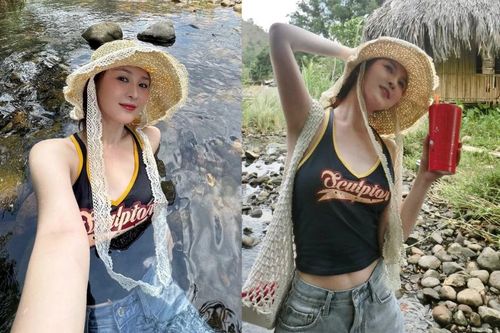 'Hot girl FAPtv' khoe loạt ảnh tắm suối đậm chất mùa hè