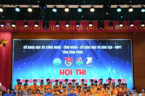 Trao 55 giải tại Hội thi tin học trẻ tỉnh Vĩnh Phúc