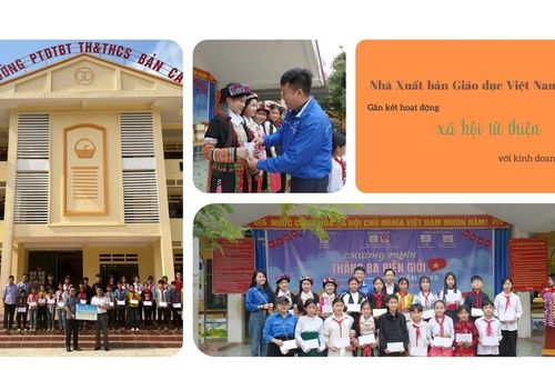 Nhà Xuất bản Giáo dục Việt Nam: Gắn kết hoạt động xã hội từ thiện với kinh doanh
