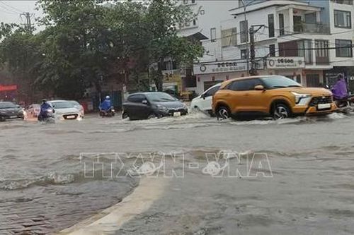 Tuyên Quang ngập úng cục bộ ở nhiều khu vực