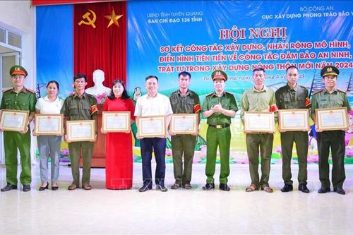 Nhân rộng mô hình đảm bảo an ninh trật tự trong xây dựng nông thôn mới