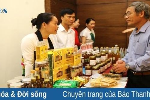 Hơn 50 sản phẩm được trưng bày tại Hội nghị tuyên dương điển hình tiên tiến trong hệ thống Liên minh HTX