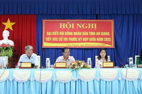Đại biểu HĐND tỉnh An Giang tiếp xúc cử tri huyện Châu Thành
