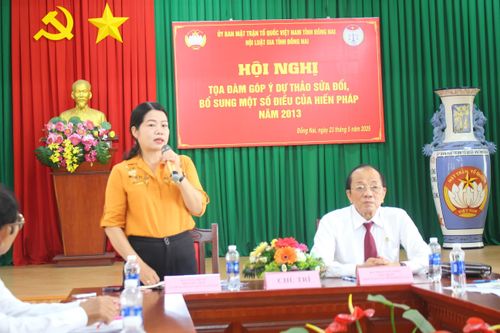 Ủy ban MTTQ Việt Nam tỉnh và Hội Luật gia tỉnh phối hợp triển khai lấy ý kiến sửa đổi, bổ sung một số điều của Hiến pháp năm 2013