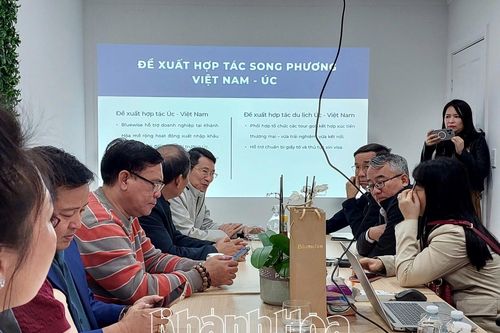 Đoàn công tác tỉnh Khánh Hòa thăm, làm việc với Hiệp hội Doanh nhân Việt Nam tại Sydney và Công ty Bluewise Group (Australia)